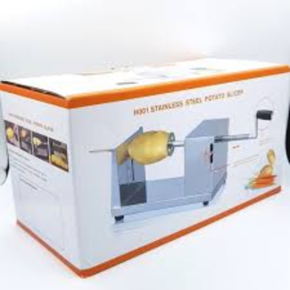 Spiral Potato Cutter Stainless Steel Body for Homemade Twisted Potato Chips and Veggie Snacks Price in Pakistan | LAPTAB