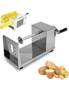 Spiral Potato Cutter Stainless Steel Body for Homemade Twisted Potato Chips and Veggie Snacks Price in Pakistan | LAPTAB