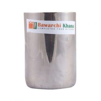 6-Piece Premium Stainless Steel Glasses Set Silver for Water and Juice