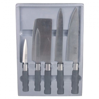 Set Of Knives Professional Silver