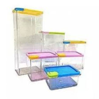 6-Piece Stackable Kitchen Storage Containers BPA-Free for Seasonings Price in Pakistan | LAPTAB