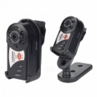 Portable P2P Wi-Fi IP Camera with Real-time Recording, Motion Detection, Night Vision, and Built-in Microphone