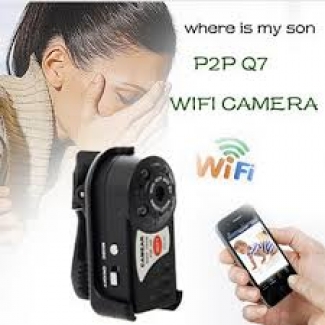Sansnail Mini DV WiFi Q7 DVR Wireless Camcorder with Night Vision and Remote Viewing