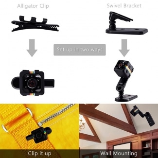 SQ11 Mini HD 1080P Night Vision Hidden Spy Camera with 100-Minute Battery Price in Pakistan | LAPTAB