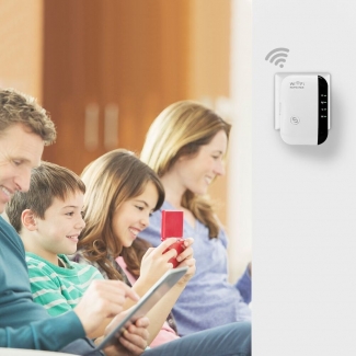 Wireless-N WiFi Repeater 802.11n 300Mbps Range Extender for Home and Office