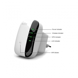Wireless-N WiFi Repeater 802.11n 300Mbps Range Extender for Home and Office Price in Pakistan | LAPTAB