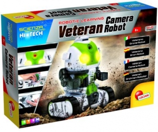 LISCIANI Robotic Learning Camera Robot Science Toy with WiFi and Illustrated Manual