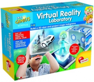 LISCIANI Virtual Reality Laboratory Science Toy with Mixing Containers and Stencils