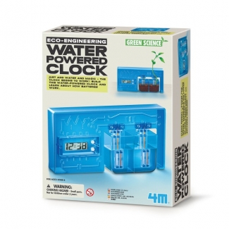 4M Kidzlabs Water Powered Clock Science Toy ? Build and Learn Timekeeping