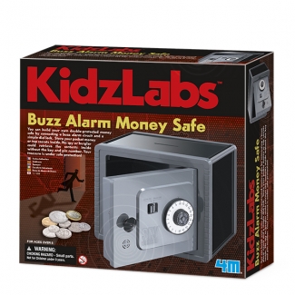 4M-Kidz Labs Buzz Alarm Money Safe Science Toy with Digital Lock and Buzzer