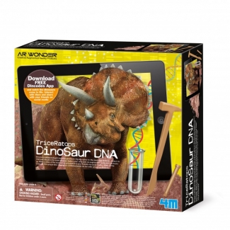 4M Triceratops Dinosaur DNA Science Toy with Glow-in-the-Dark Skeleton and AR Price in Pakistan | LAPTAB