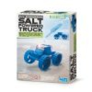 4M Salt-Powered Truck Science Toy Kit for Kids - Assemble and Run on Salt Water