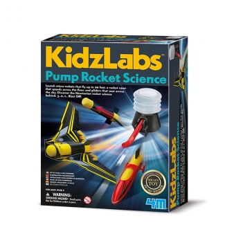 4M Pump Rocket Science Kit ? Build Air-Powered Rocket, Glider, and Racer for Ages 10+