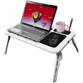 E-Table Portable Laptop Table with Adjustable Height, Cooling Fans, and Accessories Price in Pakistan | LAPTAB