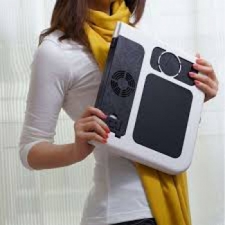 E-Table Portable Laptop Table with Adjustable Height, Cooling Fans, and Accessories Price in Pakistan | LAPTAB