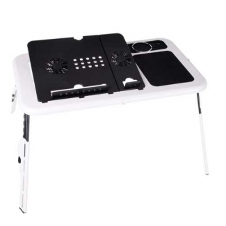 E-Table Portable Laptop Table with Adjustable Height, Cooling Fans, and Accessories Price in Pakistan | LAPTAB