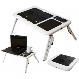 E-Table Portable Laptop Table with Adjustable Height, Cooling Fans, and Accessories Price in Pakistan | LAPTAB