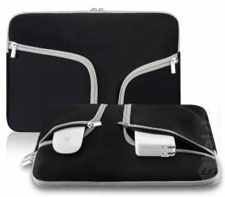 Neoprene Handle Sleeve for 15.6 Inch Laptop, Black, Comfortable Grip Price in Pakistan | LAPTAB