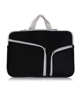 Neoprene Handle Sleeve for 15.6 Inch Laptop, Black, Comfortable Grip Price in Pakistan | LAPTAB