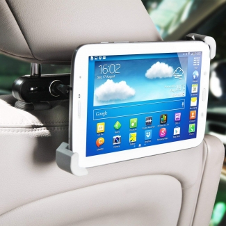 Universal Car Back Seat Tablet Holder - Black
