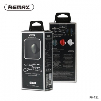 Remax Bluetooth Rb-T21 Wireless Mini Single Side Earphone - Black