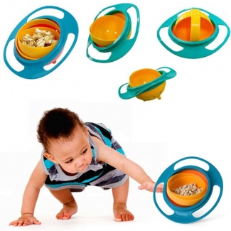 Baby Kid 360 Degree Rotary Ufo Bowl Toy