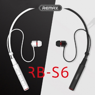 Remax RB-S6 Sports Neckband Wireless Bluetooth Headset V4.1 Black Price in Pakistan | LAPTAB