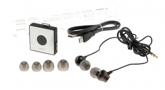 Remax Rb-S3 Wireless Clip-On Sport Bluetooth Headset - Black