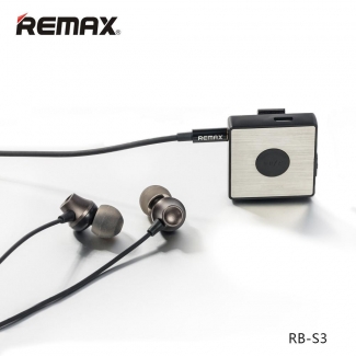 Remax RB-S3 Wireless Clip-On Sport Bluetooth Headset with Stereo Sound - Black Price in Pakistan | LAPTAB