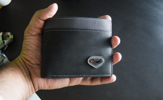 Balisi Top Modern Pocket Wallet for Men, 100% Cow Leather, Multi Card Holder, Two Zips, Canvas/Jeans Material, 3 Colors Price in Pakistan | LAPTAB