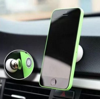 Plating Phone Holder Universal Design Magnetic Car Mount