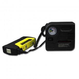 Starter Battery Booster 12V with Emergency Tool and Air Compressor, Portable Jump Starter and Power Bank Price in Pakistan | LAPTAB