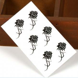 Tattoo Flower Waterproof Temporary Tattoos ? New Style Temporary Body Art Price in Pakistan | LAPTAB