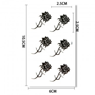 Tattoo Flower Waterproof Temporary Tattoos ? New Style Temporary Body Art Price in Pakistan | LAPTAB