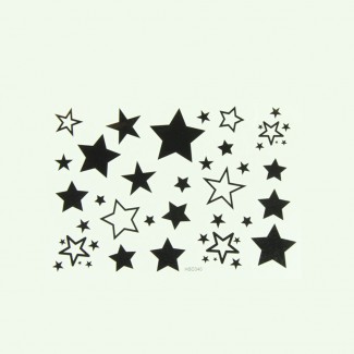 Star Waterproof Temporary Tattoo