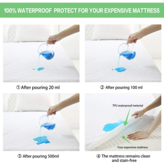 Waterproof Double Bed Mattress Protector 72 Price in Pakistan | LAPTAB
