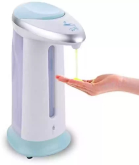Soap Hands-free Soap & Sanitizer Dispenser with Motion Activation and Clear Fill Window