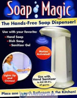 Soap Hands-free Soap & Sanitizer Dispenser with Motion Activation and Clear Fill Window Price in Pakistan | LAPTAB