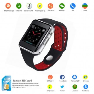 Android Bluetooth Smartwatch M3 Black Red with Camera, Pedometer, and Call Function Price in Pakistan | LAPTAB