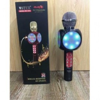 LED Karaoke KTV MIC Bluetooth Wireless Microphone for Home KTV with High Fidelity Sound and K Song App Support Price in Pakistan | LAPTAB