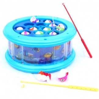 Fishing Games Aquarium with Lights and Sound, 21 Fish and 4 Poles, 1-4 Players Price in Pakistan | LAPTAB