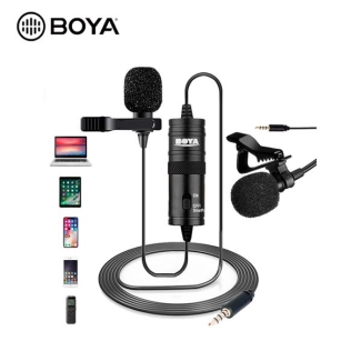 Boya Mic M1 Lavalier Collar Microphone with 6M Cable and Omni-Directional Output Price in Pakistan | LAPTAB