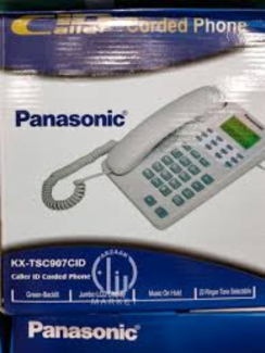 Panasonic KX-TSC906CID Corded Phone with Caller ID, Call Log, and Music on Hold Price in Pakistan | LAPTAB