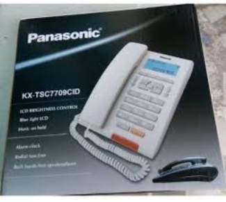 Panasonic KX-TSC7709CID Corded Phone with 2-Line LCD, Caller ID, Speakerphone Price in Pakistan | LAPTAB