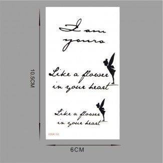 Pack of 3 Makeup Fairy Temporary Tattoos, 10.5 x 6 cm Each, New Style Price in Pakistan | LAPTAB