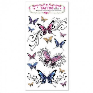 Removable Waterproof Butterfly Temporary Tattoo Sticker 10.5 x 6 cm Price in Pakistan | LAPTAB