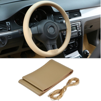Car Steering Wheel Cover with Needles and Thread, Soft, Wear-Resistant, Comfortable Grip Price in Pakistan | LAPTAB