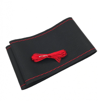 Original Leather DIY Steering Wheel Cover with Needle, PU Leather, Anti-Slip Grip Price in Pakistan | LAPTAB
