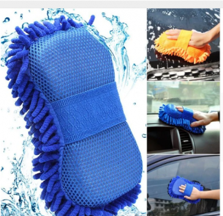 Car Washing Gloves with Superfine Microfiber Sponge, Scratch-Free Cleaning Price in Pakistan | LAPTAB