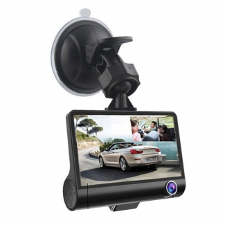 WDR Dashcam 3 Camera Lens Car DVR Full HD 1080P with Infrared Night Vision and Built-In Stereo Price in Pakistan | LAPTAB